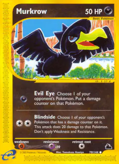 Murkrow 79/144 Common card from Skyridge