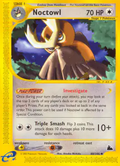 Noctowl 40/144 Uncommon card from Skyridge