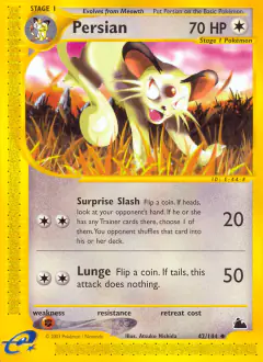 Persian 42/144 Uncommon card from Skyridge