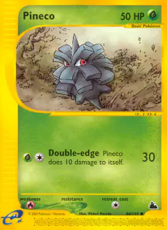 Pineco 86/144 Common card from Skyridge