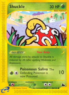 Shuckle 96/144 Common card from Skyridge