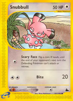 Snubbull 101/144 Common card from Skyridge