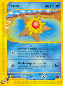 Staryu 103/144 Common card from Skyridge