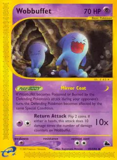 Wobbuffet 45/144 Uncommon card from Skyridge