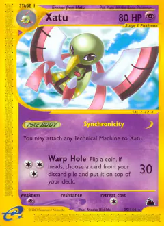 Xatu 35/144 Rare card from Skyridge