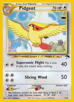 Pidgeot 2/18 card from Southern Islands