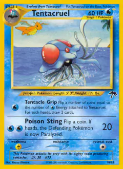 Tentacruel 10/18 card from Southern Islands