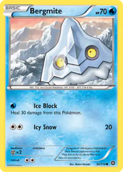 Bergmite 36/114 Common card from Steam Siege