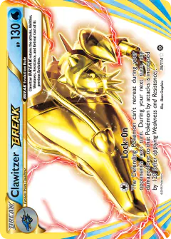 Clawitzer BREAK 35/114 Rare BREAK card from Steam Siege