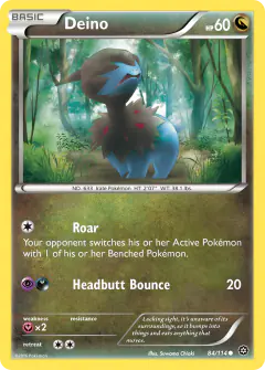 Deino 84/114 Common card from Steam Siege