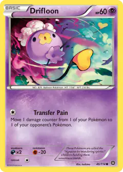 Drifloon 46/114 Common card from Steam Siege