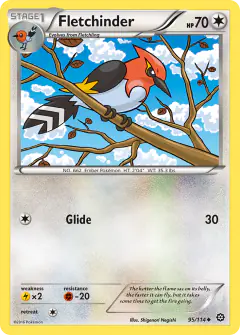 Fletchinder 95/114 Uncommon card from Steam Siege