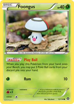 Foongus 12/114 Common card from Steam Siege