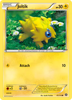 Joltik 41/114 Common card from Steam Siege