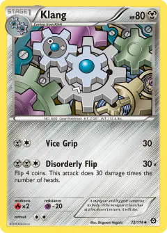 Klang 72/114 Uncommon card from Steam Siege