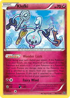 Klefki 80/114 Uncommon card from Steam Siege