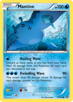 Mantine 27/114 Common card from Steam Siege