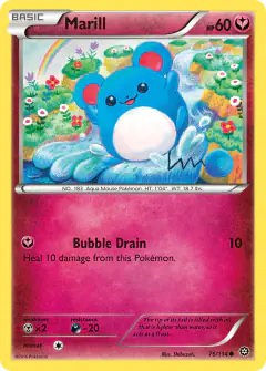 Marill 76/114 Common card from Steam Siege