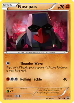 Nosepass 54/114 Common card from Steam Siege