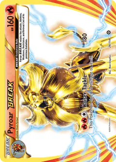 Pyroar BREAK 24/114 Rare BREAK card from Steam Siege