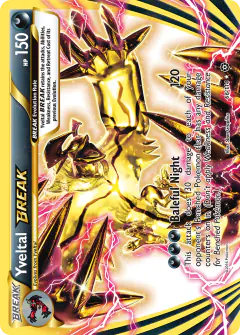 Yveltal BREAK 66/114 Rare BREAK card from Steam Siege