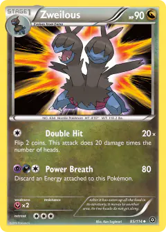 Zweilous 85/114 Uncommon card from Steam Siege