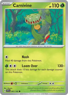 Carnivine 007/142 Common card from Stellar Crown