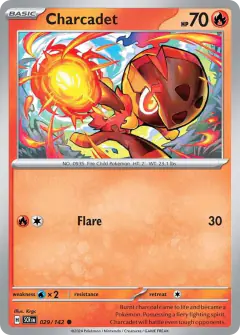 Charcadet 029/142 Common card from Stellar Crown