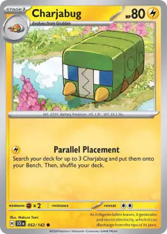 Charjabug 052/142 Common card from Stellar Crown