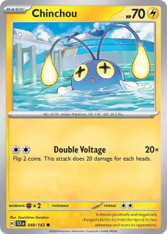 Chinchou 048/142 Common card from Stellar Crown