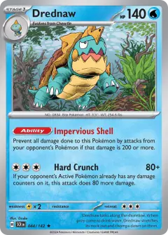 Drednaw 044/142 Rare card from Stellar Crown