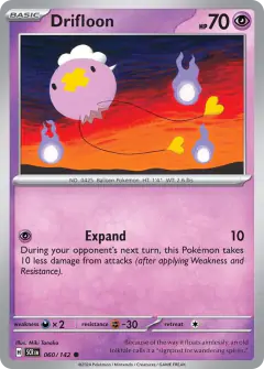 Drifloon 060/142 Common card from Stellar Crown
