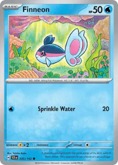 Finneon 035/142 Common card from Stellar Crown