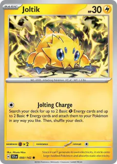 Joltik 050/142 Common card from Stellar Crown