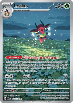Ledian 144/142 Illustration Rare card from Stellar Crown