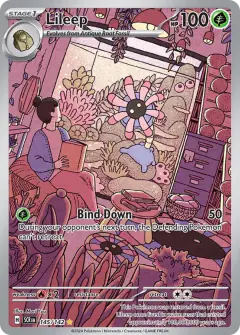 Lileep 145/142 Illustration Rare card from Stellar Crown