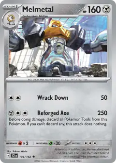 Melmetal 104/142 Rare card from Stellar Crown