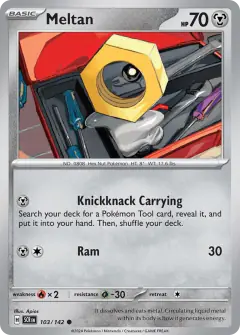 Meltan 103/142 Common card from Stellar Crown