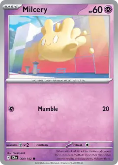 Milcery 064/142 Common card from Stellar Crown