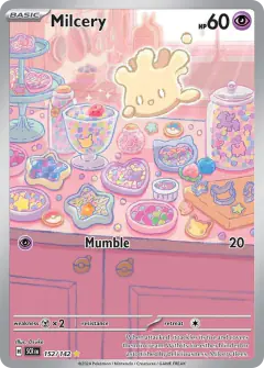 Milcery 152/142 Illustration Rare card from Stellar Crown
