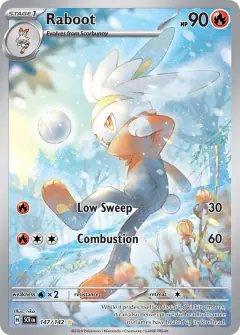 Raboot 147/142 Illustration Rare card from Stellar Crown