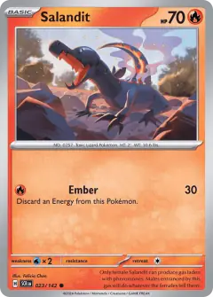 Salandit 023/142 Common card from Stellar Crown