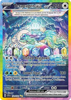 Terapagos ex 170/142 Special Illustration Rare card from Stellar Crown
