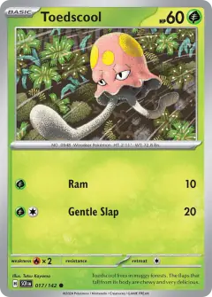 Toedscool 017/142 Common card from Stellar Crown