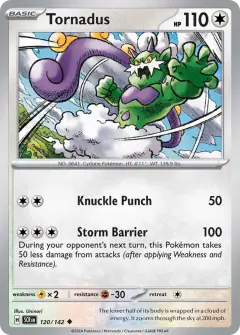 Tornadus 120/142 Uncommon card from Stellar Crown