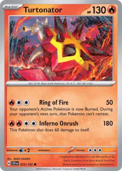 Turtonator 025/142 Common card from Stellar Crown