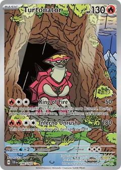 Turtonator 146/142 Illustration Rare card from Stellar Crown