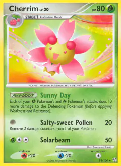 Cherrim 14/100 Rare card from Stormfront