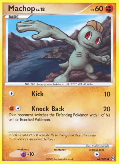 Machop 64/100 Common card from Stormfront