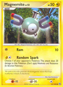 Magnemite 67/100 Common card from Stormfront
